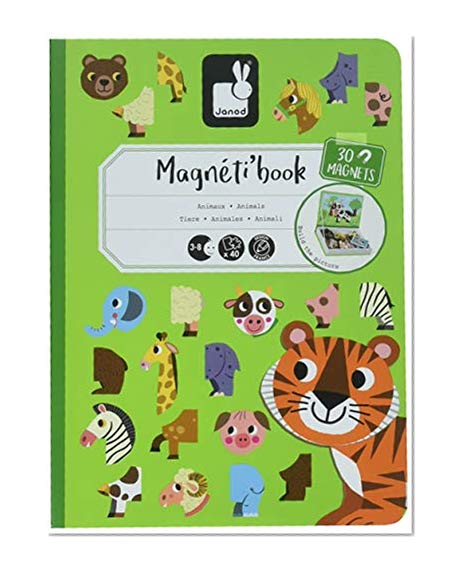 Janod - J02723 - Jeu éducatif magnétique - Magnéti'Book Animaux