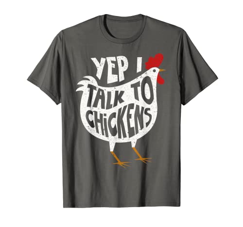 Yep I Talk To Chickens Shirt | Cute Chicken Buffs Tee Gift T-Shirt