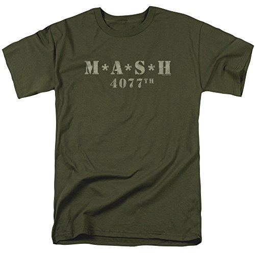 Trevco Distressed TV Show Logo - Mash Adult T-Shirt