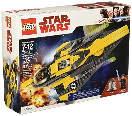 Book Cover LEGO Star Wars: The Clone Wars Anakin's Jedi Starfighter 75214 Building Kit (247 Piece)