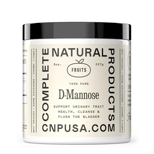 Pure D-Mannose Powder Supplement - Bulk D-Mannose 10oz (280g) 60 Servings for UTI, Bladder, & Urinary Tract Health