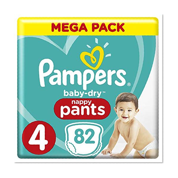 Pampers - Baby Dry Pants - Couches-culottes Taille 4 (9-15 kg) - Mega Pack (x82 culottes)