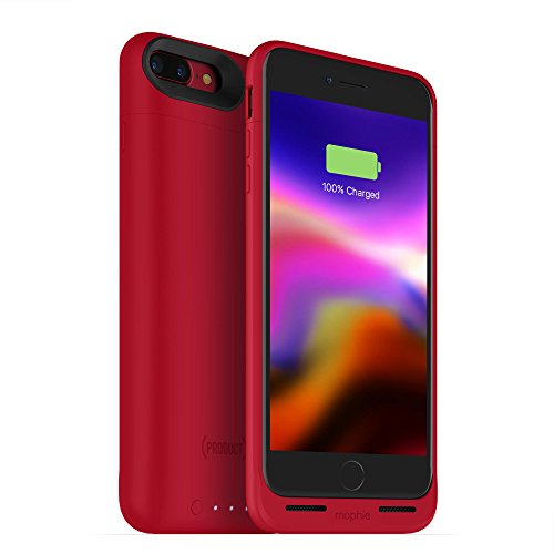 mophie juice pack wireless - Charge Force Wireless Power - Wireless Charging Protective Battery Pack Case for iPhone 7/8 Red