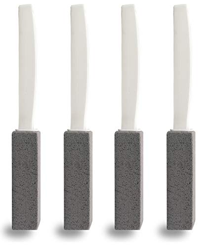 Comfun Pumice Stone Toilet Bowl Cleaner with Extra Long Handle for Kitchen/Bath/Pool/Spa/Household Cleaning 4 Pack
