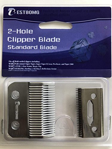 Professional Adjustable Clippers Blades 2 Hole (1mm – 3mm) #1006,Super Taper #8400-30-15-10 Blade Set Substitute #1037-400 Magic Clip Compatible with All Wahl Professional Clippers