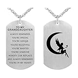 Granddaughter Necklace Birthday Gifts - You Are Special You Are In My Heart - My Favorite Granddaughter Gifts