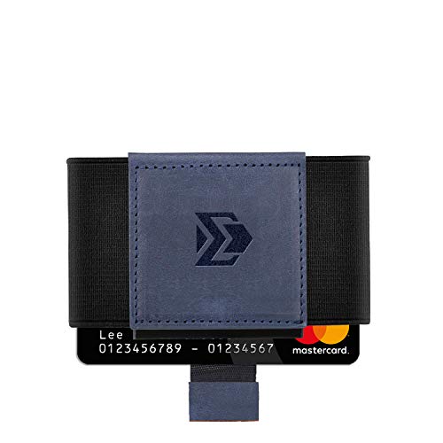 VBAX Elastic Wallet - Small Minimalists Slim Front Pocket Credit Card Holder for Men & Women