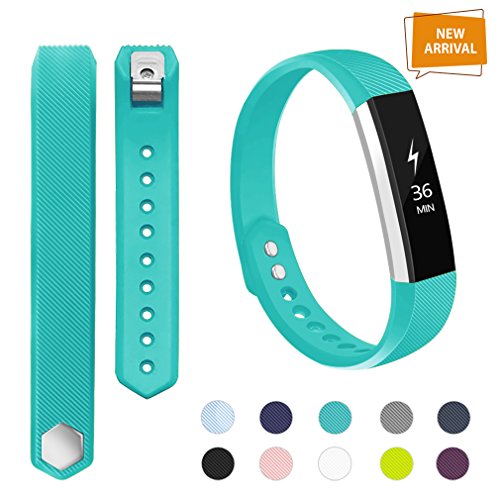 Book Cover POY Compatible Bands Replacement for Fitbit Alta/Fitbit Alta HR, Adjustable Sport Wristbands for Women Men (Small)