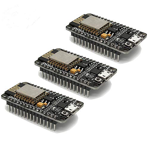 3pcs ESP8266 NodeMcu Lua CP2102 WiFi Internet Development Board Wireless Module Works with Arduino IDE/Micropython