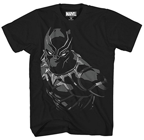 Marvel Black Panther Boys' Panther Creep Tee, Black