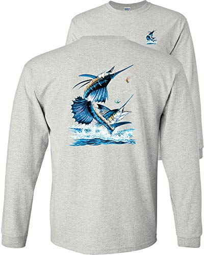 Fair Game Sailfish Long Sleeve T-Shirt deep sea Fishing Adult Unisex