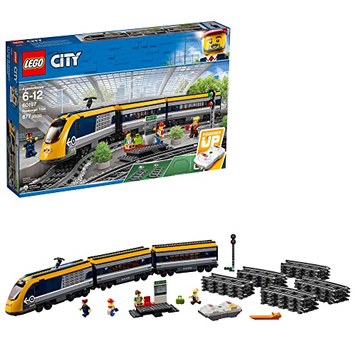 Book Cover LEGO City Passenger Train 60197 Building Kit (677 Pieces), Overbox