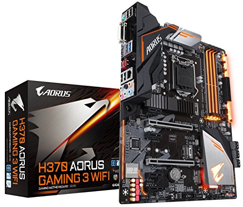 GIGABYTE H370 AORUS Gaming 3 WIFI (LGA1151/Intel/USB3.1 Gen 2 Type A,Type C/HDMI/M.2/ATX/DDR4/Motherboard)