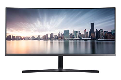 Samsung Business CH890 Series 34 inch WQHD 3440x1440 Ultrawide Curved Desktop Monitor for Business, 100 Hz, USB-C, HDMI, DP, 3 Year Warranty (LC34H890WJNXGO)