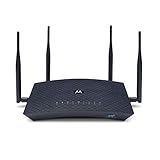 Motorola MR2600 Smart WiFi Router with Range Boost | Easy Plug and Play Setup | Up to 64 Devices | Dual Band Gigabit Speeds | Live Chat Support