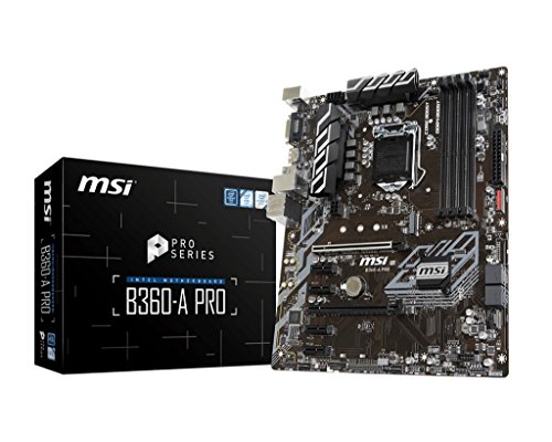 MSI Model B360APRO Intel Chipset Socket H4 LGA-1151 B360-A PRO Desktop Motherboard