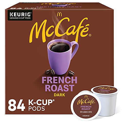 McCafe French Roast Dark K-Cup Coffee Pods, 84 Count