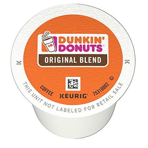 Dunkin' Donuts Original Blend Medium Roast Coffee, 128 K Cups for Keurig Brewers