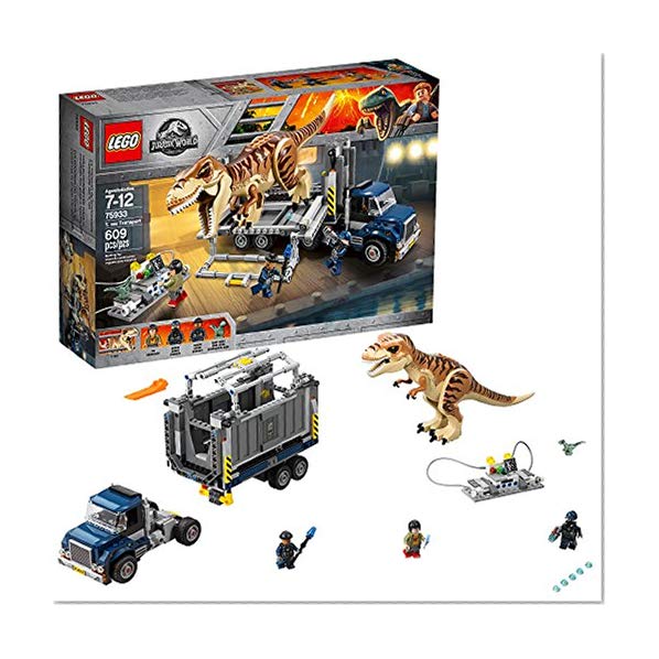 Book Cover LEGO Jurassic World T. rex Transport 75933