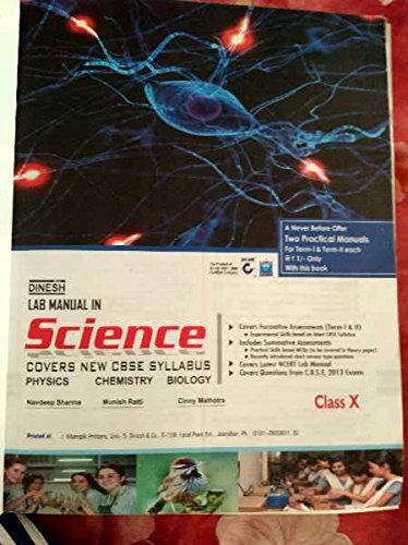 S DINESH SCIENCE LAB MANUAL FOR CLASS 10