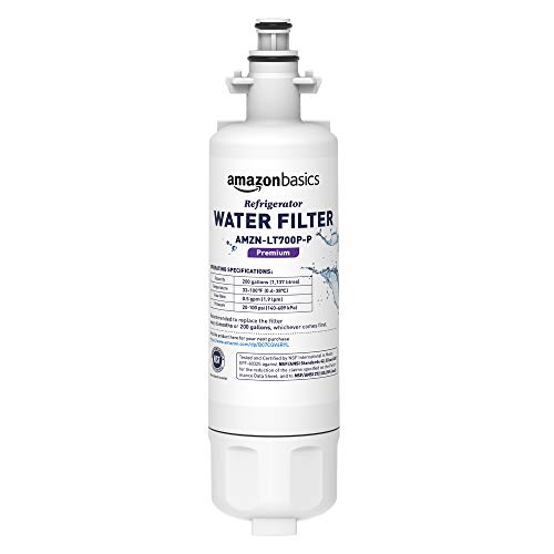 Amazon Basics Replacement LG LT700P Refrigerator Water Filter Cartridge - Premium Filtration (1 Pack)