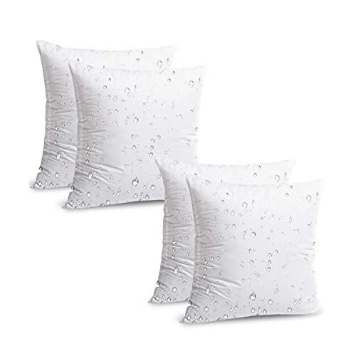 Book Cover IZO Home Goods Outdoor Decorative Throw Pillow Inserts (18
