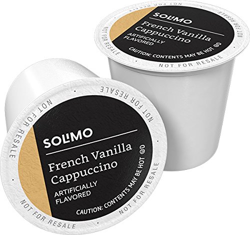 Solimo Cappuccino Single Serve Cups, French Vanilla, 24ct