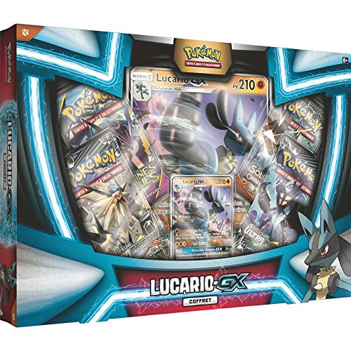 Pokémon : Coffret FRANCAIS de 4 boosters Lucario GX - Printemps 2018