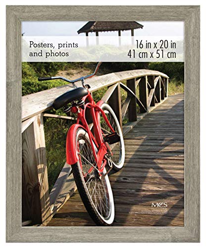 Book Cover MCS Museum Poster Frame, 16 x 20 Inch, Barnwood