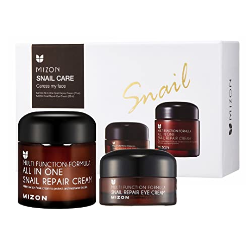 MIZON Snail Repair Eye Cream, Eye Cream for Dark Circles and Wrinkle Care, Fine-lines Treatment, 80% of Snail Mucin for Skin Regeneration, Eye Cream for Moisturizing, Dark Circles and Brightening