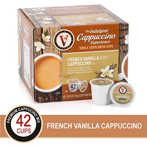 Book Cover French Vanilla for K-Cup Keurig 2.0 Brewers, 42 Count, Victor Allen's Coffee Medium Roast Single Serve Coffee Pods