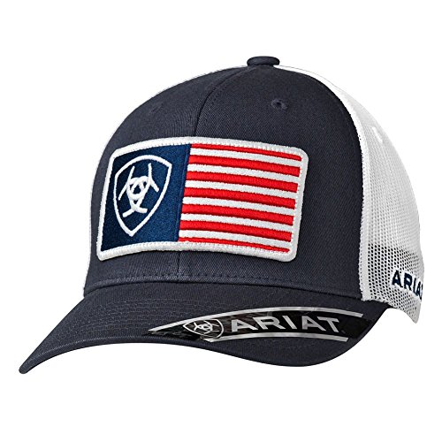 ARIAT Men's Flag Patch Snapback Cap