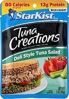 Book Cover StarKist Tuna Creations Deli Style Tuna Salad - 3 oz Pouch (Pack of 12)