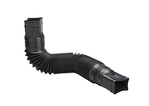 Amerimax Home Products 85015 Flex-A-Spout Downspout Extension, Black