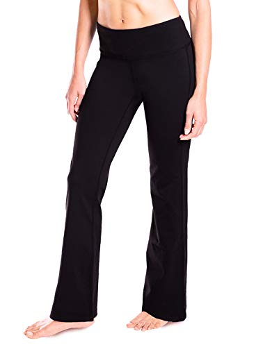 Yogipace 25"/27"/28"/29"/30"/31"/32"/33"/35"/37" Inseam,Petite/Regular/Tall, Women's Bootcut Yoga Pants Long Workout Pants