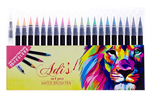 Book Cover Acrylic Paint Pens for Rocks Painting Ceramic, Wood, Glass Canvas, Water Based. Set of 15 Acrylic Paint Markers by ADIS&Guys (Paint pens)
