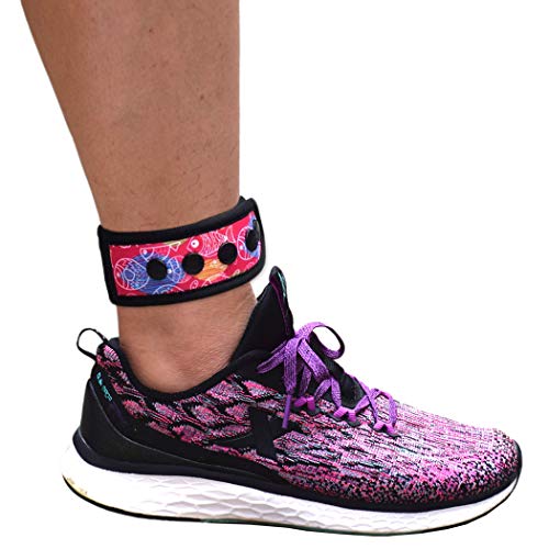 Ankle Strap for Compatible with Fitbit Luxe, Fitbit Inspire/HR/2, Fitbit Charge 2/3/4, Fitbit Alta/HR, Fitbit Flex/2, Fitbit One, Garmin Vivofit/2/3/4, Ankle Strap for Men and Women (Fish, Medium)