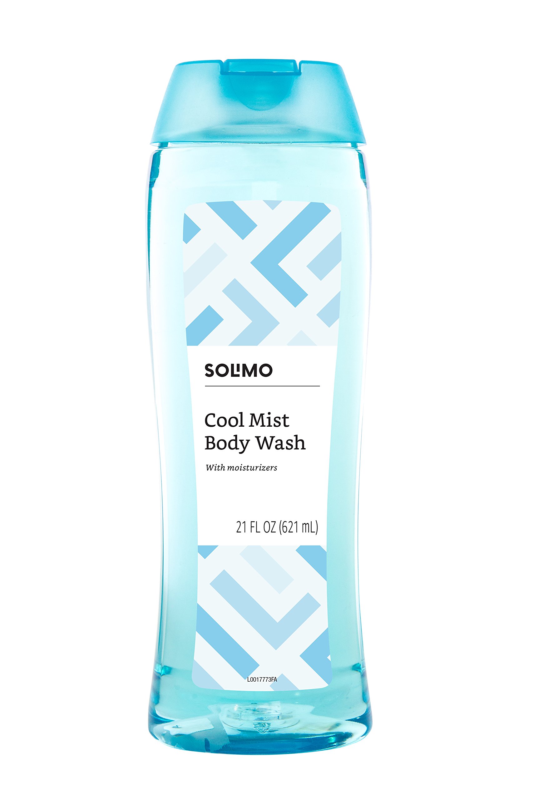 Book Cover Amazon Brand - Solimo Body Wash, Cool Mist Scent, 21 fl oz (Pack of 1)