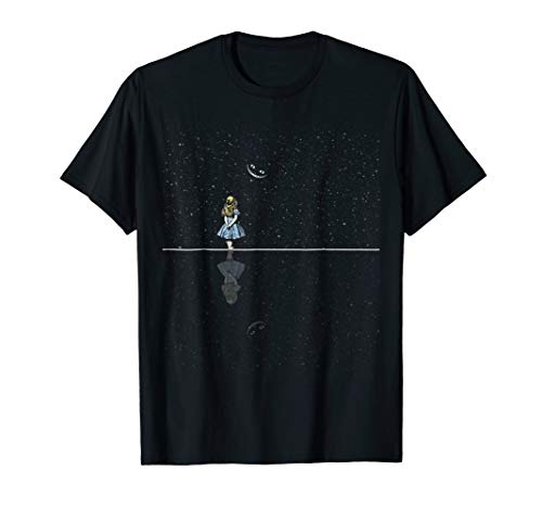 Alice In Wonderland Starry Night Vintage T Shirt Design