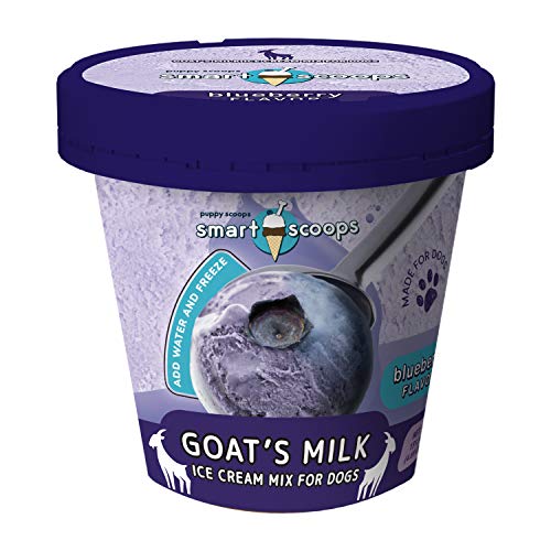 Smart Scoops Goat's Milk Ice Cream Mix for Dogs (Blueberry)