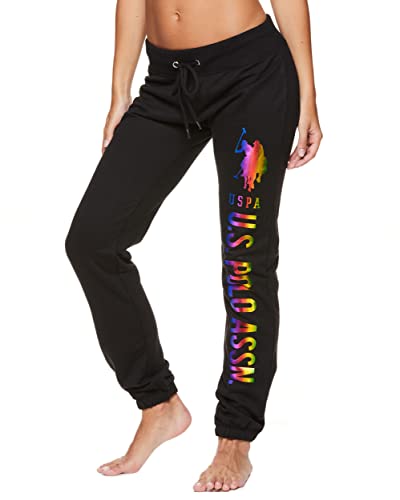 U.S. Polo Assn. Essentials Womens Sweatpants - Womens French Terry Jogger Sweats