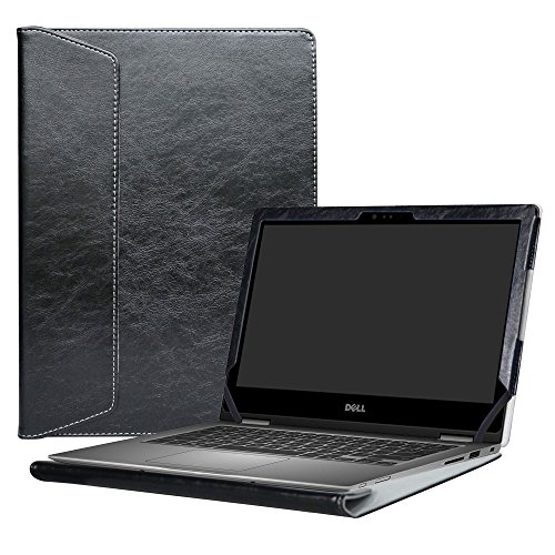 Alapmk Protective Case Cover For 13.3" Dell Inspiron 13 2-in-1 5000 Series 5378 5368 5379 i5378 i5368 i5379 Laptop,Black