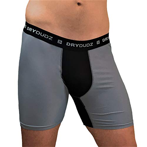 Dry Dudz Men's Hydro-Tech Compression Short Gray