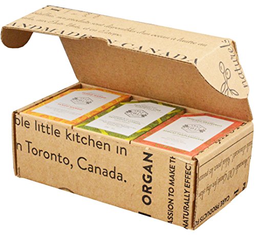 Crate 61, Vegan Natural Bar Soap, Citrus Variety Pack, 6 Pack, Handmade Soap With Premium Essential Oils, Cold Pressed Face And Body Bar Soap For Men And Women (4 oz, 6 Bars)