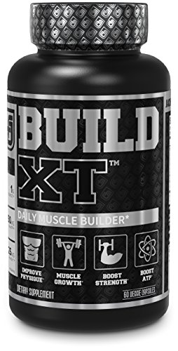 Book Cover Build-XT Muscle Builder - Daily Muscle Building Supplement for Muscle Growth and Strength | Featuring Powerful Ingredients Peak02 & elevATP - 60 Veggie Pills
