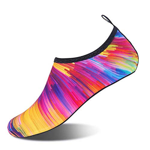 YALOX Water Shoes Women's Men's Outdoor Beach Swimming Aqua Socks Quick-Dry Barefoot Shoes Surfing Yoga Pool Exercise