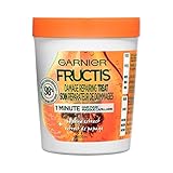 Garnier Fructis Style Damage Repairing Treat 1 Minute Hair Mask with Papaya Extract for Shine and Scalp Health, 13.5 Fl Oz (Pack of 1)