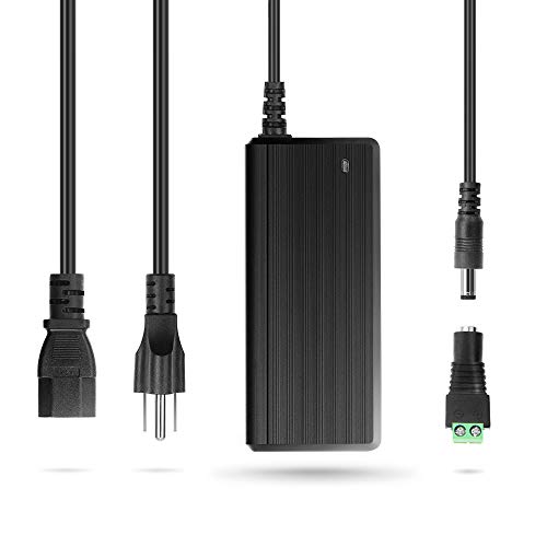 Aclorol 5V 10A 50W Power Supply 100V-240V AC to DC Adapter 5V 10 amp Switching Converter 5.5x2.1mm Plug for WS2811 WS2812B WS2813 5V LED Strip Pixel Lights