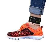 B-Great Ankle Strap for Compatible with Fitbit Inspire/HR, Fitbit Flex/2, Fitbit Charge 2/3, Fitbit Alta/HR, Garmin Vivofit/2/3/4 or Mi Band 2/3/4, Ankle Strap for Men and Women (Green Camo, Medium)