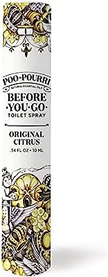 Book Cover Poo-Pourri Before-You-go Toilet Spray, Original Citrus Scent, 0.34 Fl Oz.